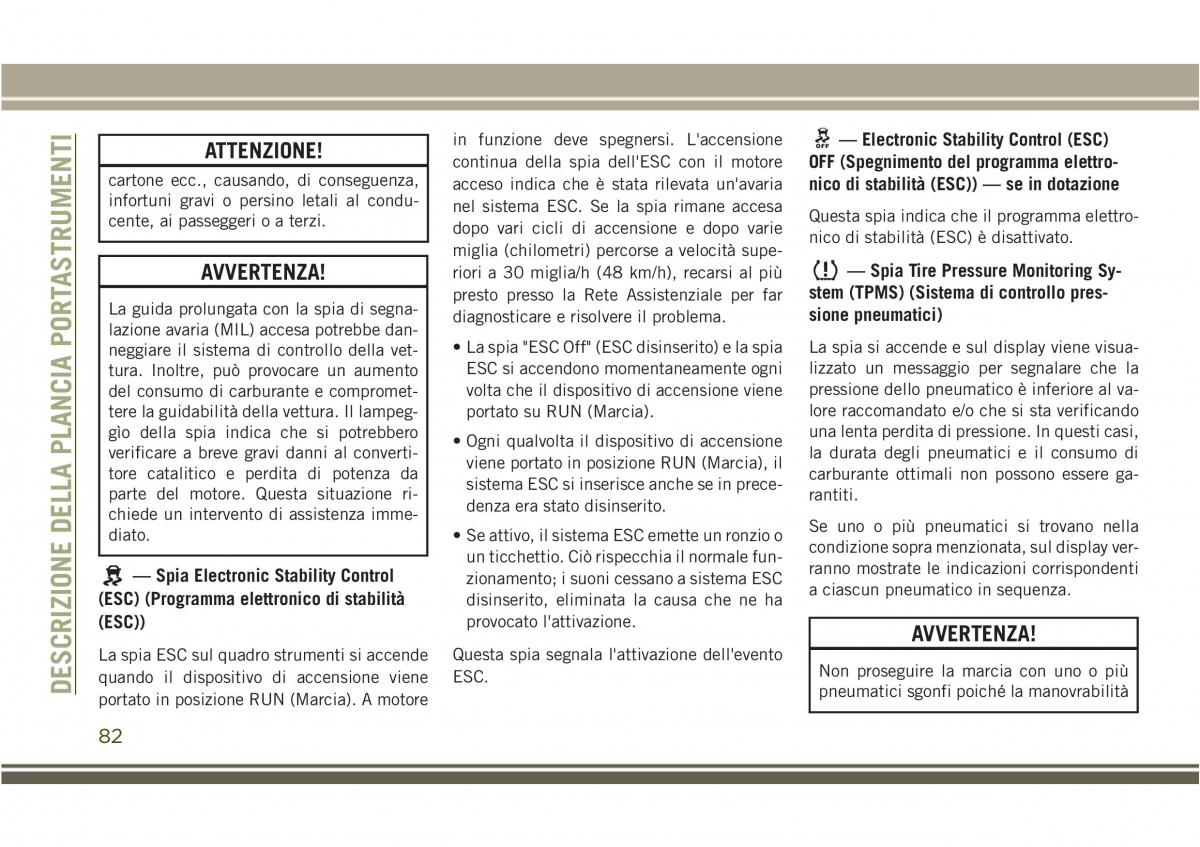 Jeep Compass II 2 manuale del proprietario / page 84