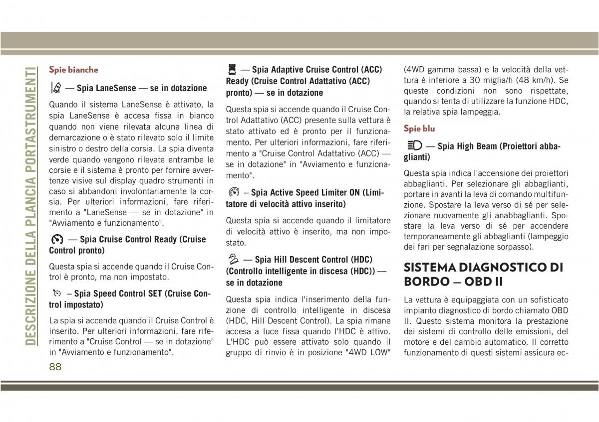 Jeep Compass II 2 manuale del proprietario / page 90