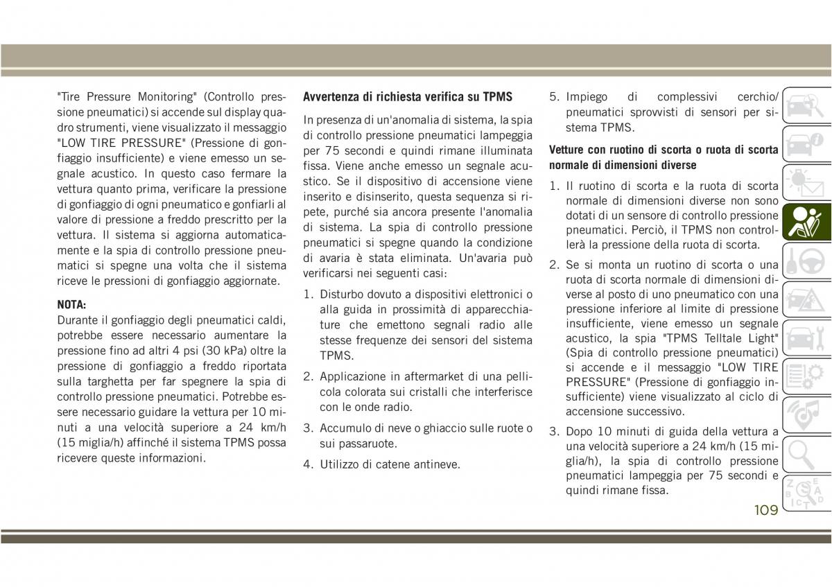 Jeep Compass II 2 manuale del proprietario / page 111