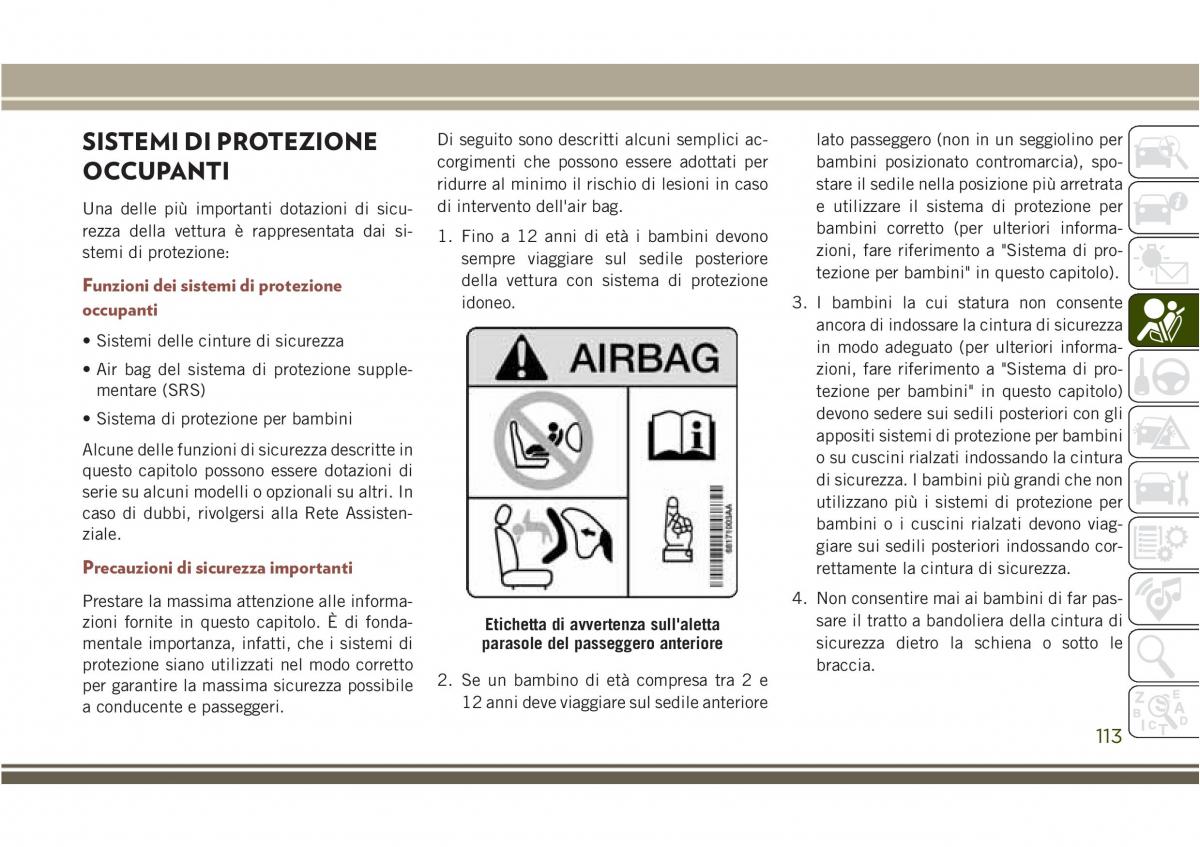 Jeep Compass II 2 manuale del proprietario / page 115