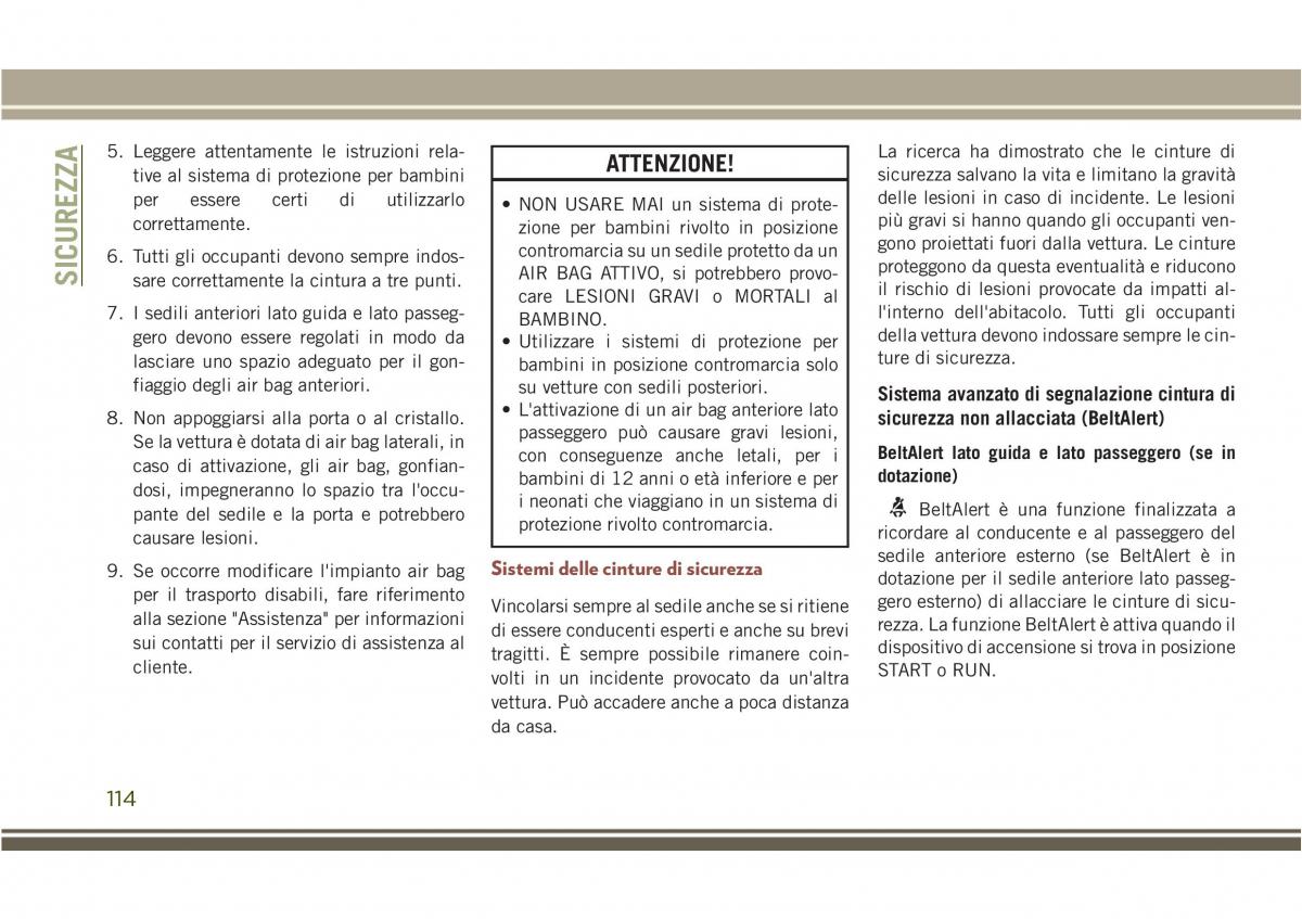 Jeep Compass II 2 manuale del proprietario / page 116