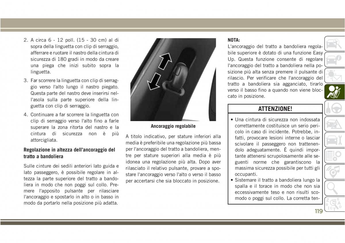 Jeep Compass II 2 manuale del proprietario / page 121