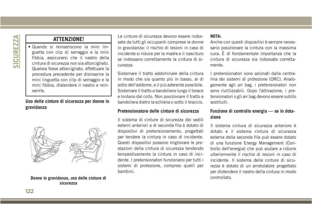 Jeep Compass II 2 manuale del proprietario / page 124