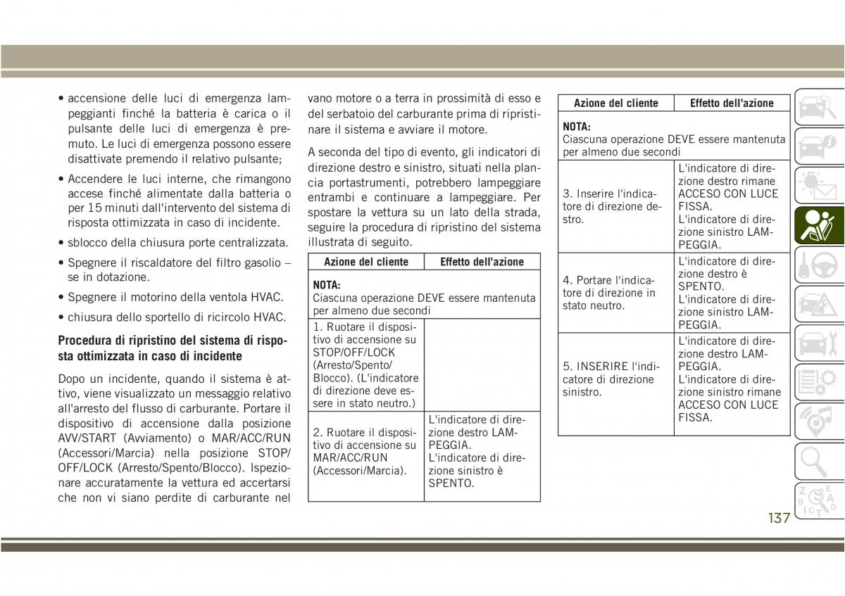 Jeep Compass II 2 manuale del proprietario / page 139