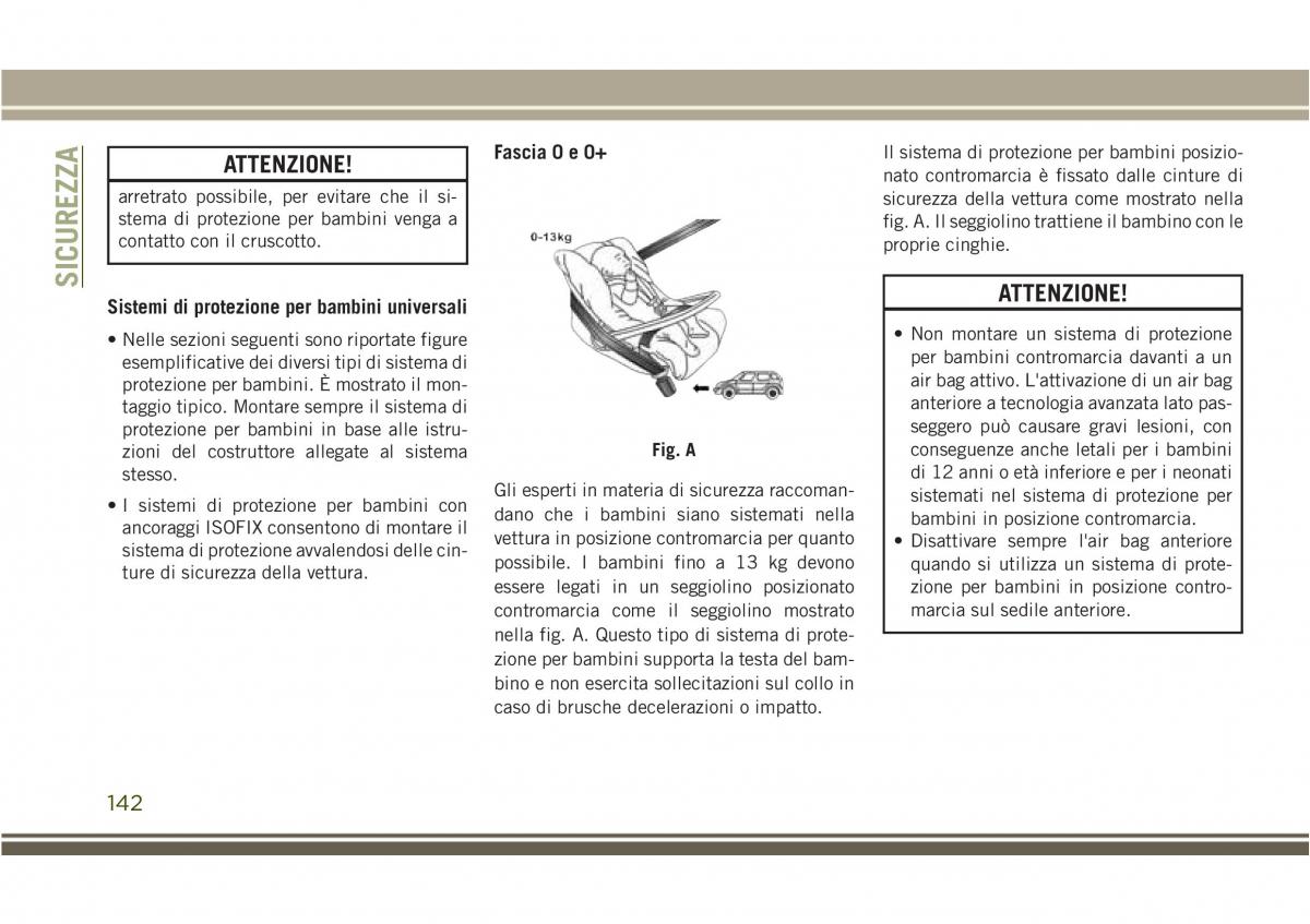 Jeep Compass II 2 manuale del proprietario / page 144