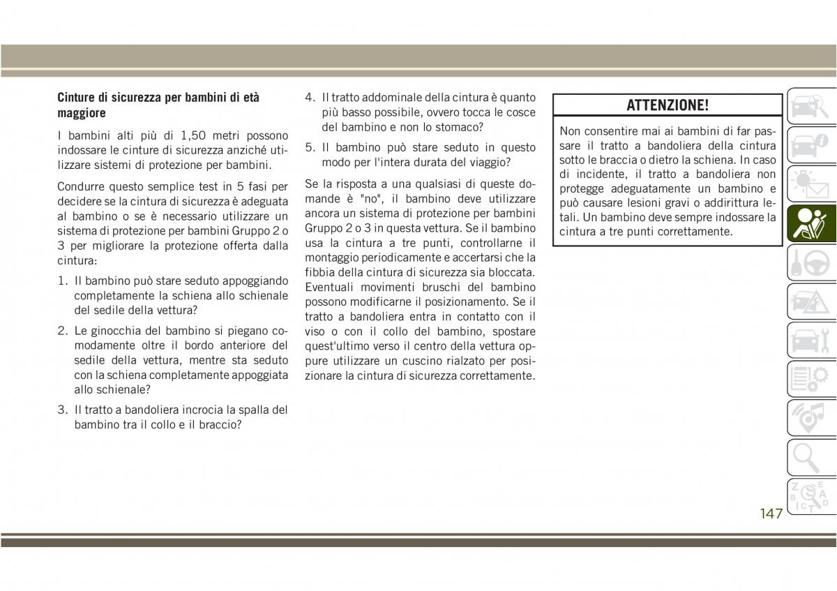 Jeep Compass II 2 manuale del proprietario / page 149