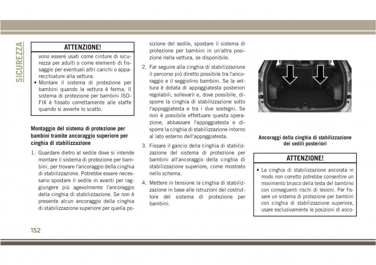 Jeep Compass II 2 manuale del proprietario / page 154