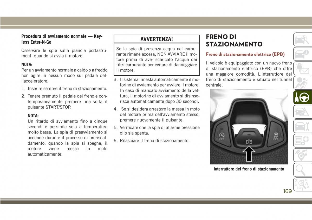 Jeep Compass II 2 manuale del proprietario / page 171