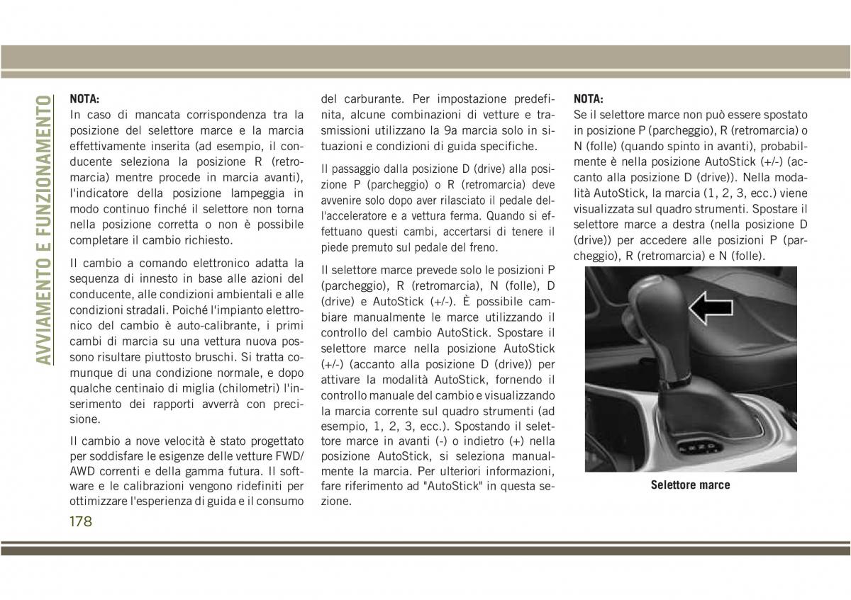 Jeep Compass II 2 manuale del proprietario / page 180