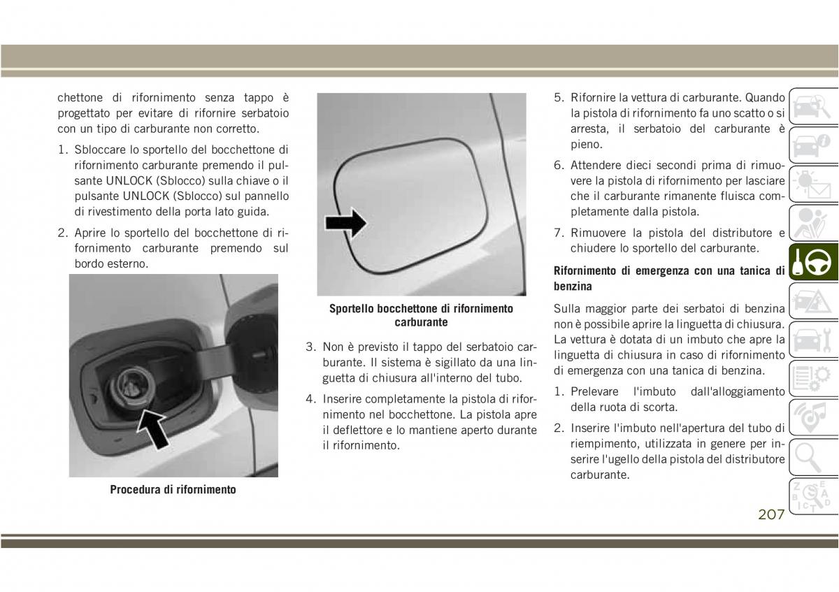 Jeep Compass II 2 manuale del proprietario / page 209