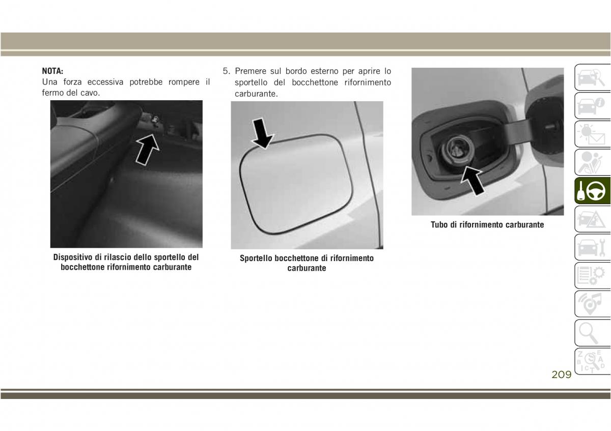 Jeep Compass II 2 manuale del proprietario / page 211