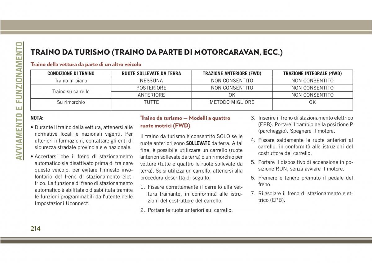 Jeep Compass II 2 manuale del proprietario / page 216