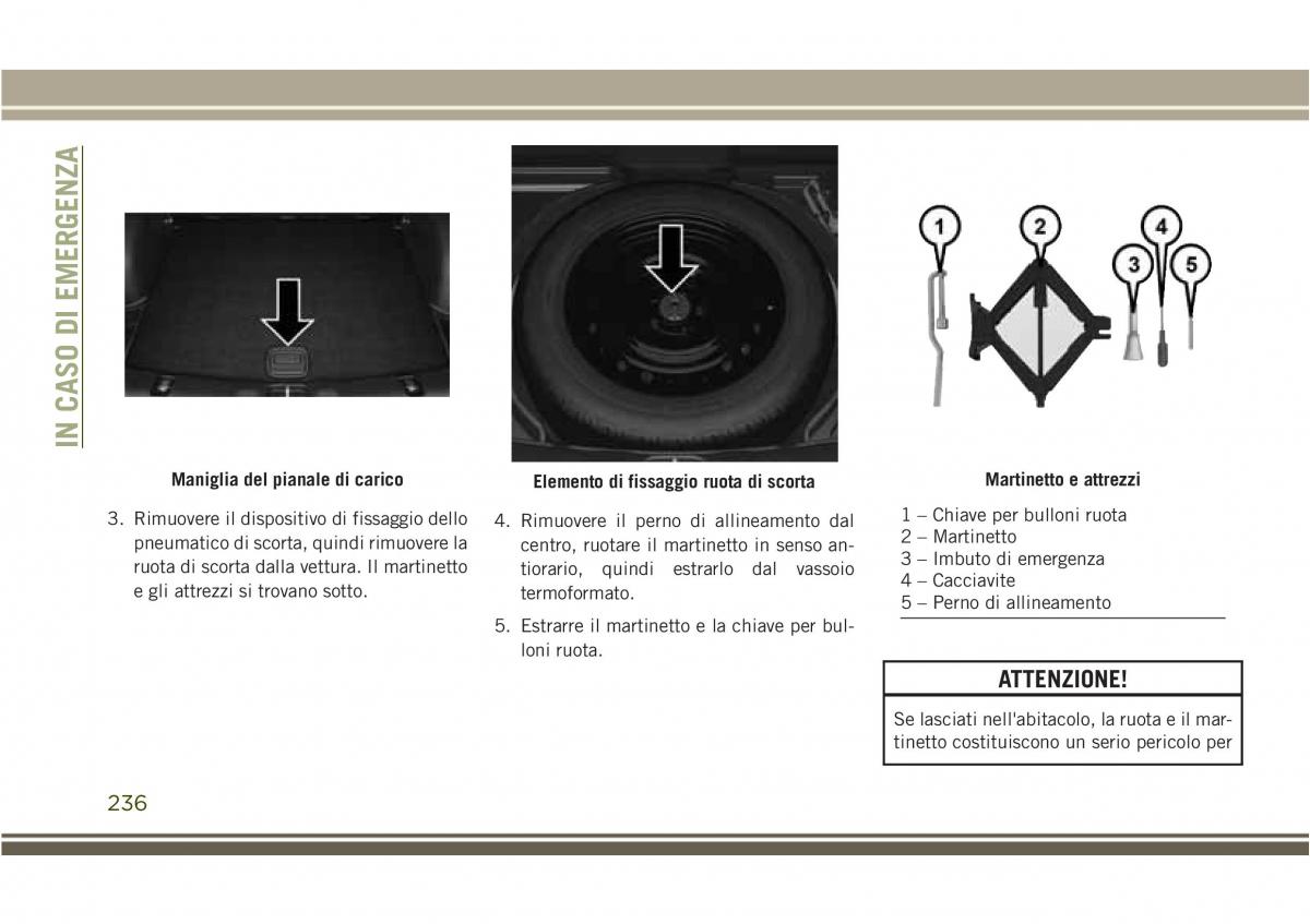 Jeep Compass II 2 manuale del proprietario / page 238