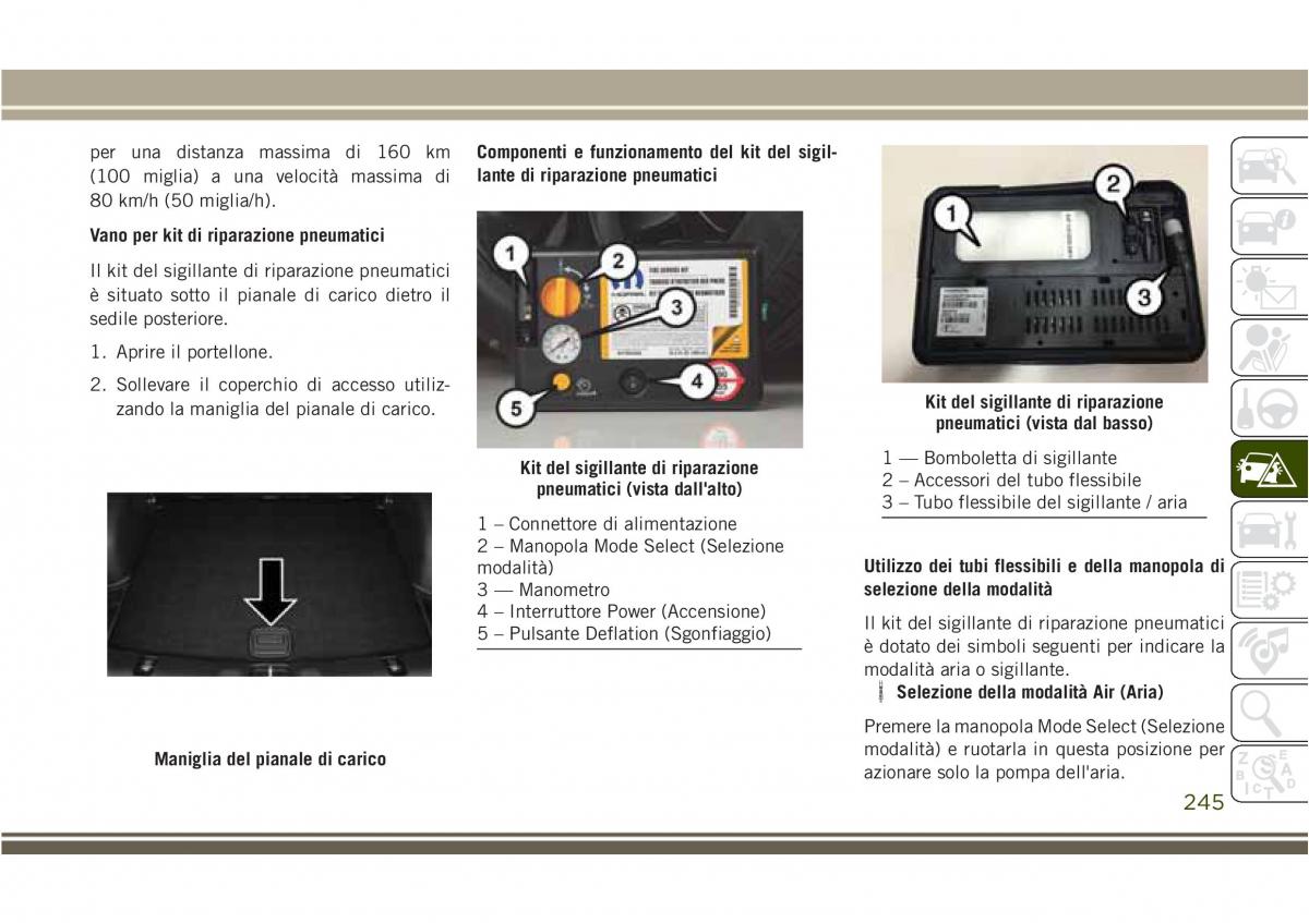 Jeep Compass II 2 manuale del proprietario / page 247