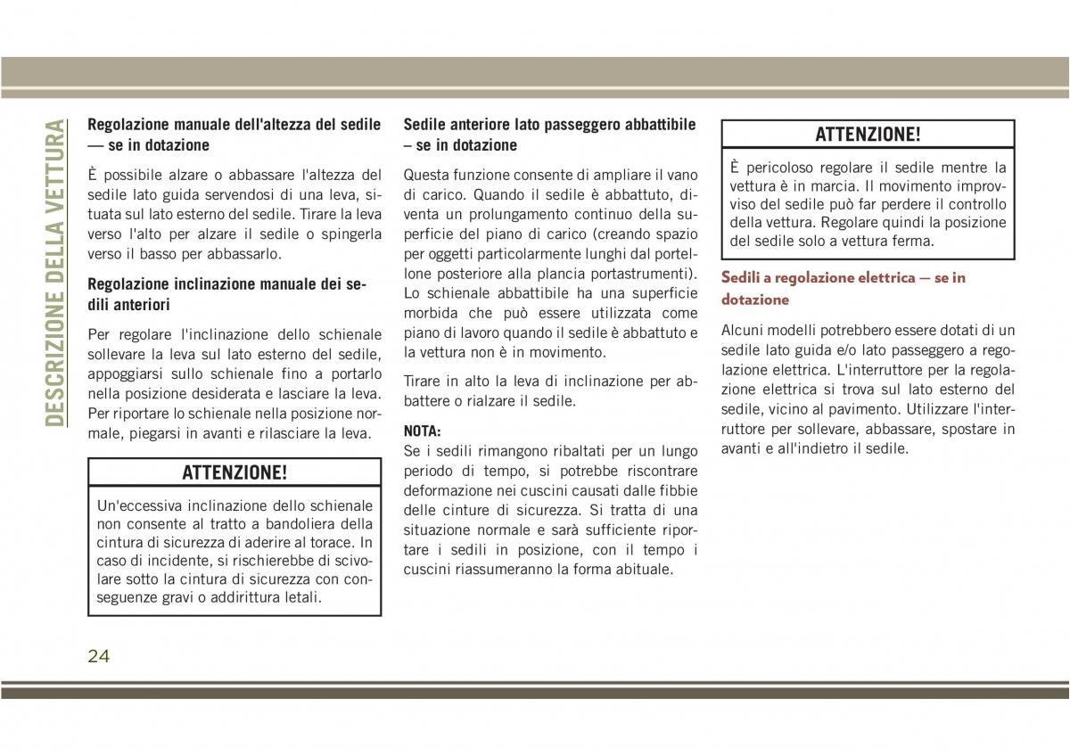 Jeep Compass II 2 manuale del proprietario / page 26