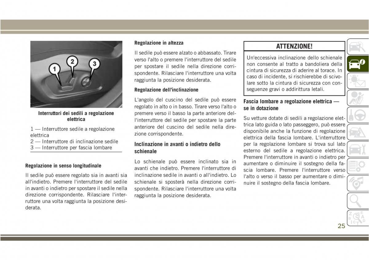 Jeep Compass II 2 manuale del proprietario / page 27