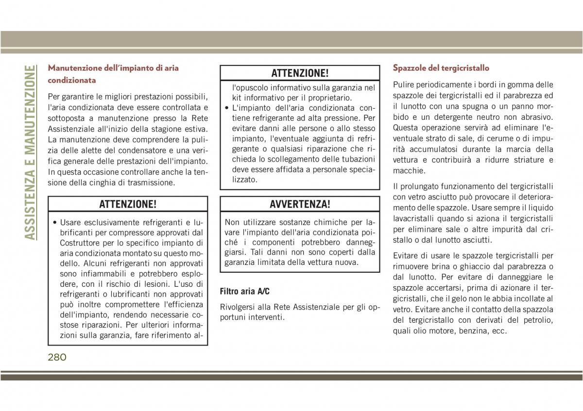 Jeep Compass II 2 manuale del proprietario / page 282