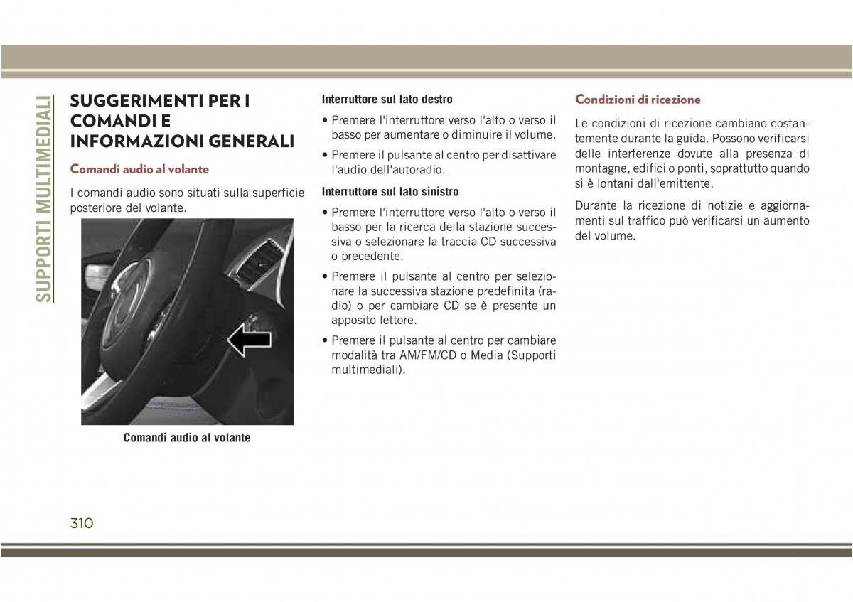 Jeep Compass II 2 manuale del proprietario / page 312