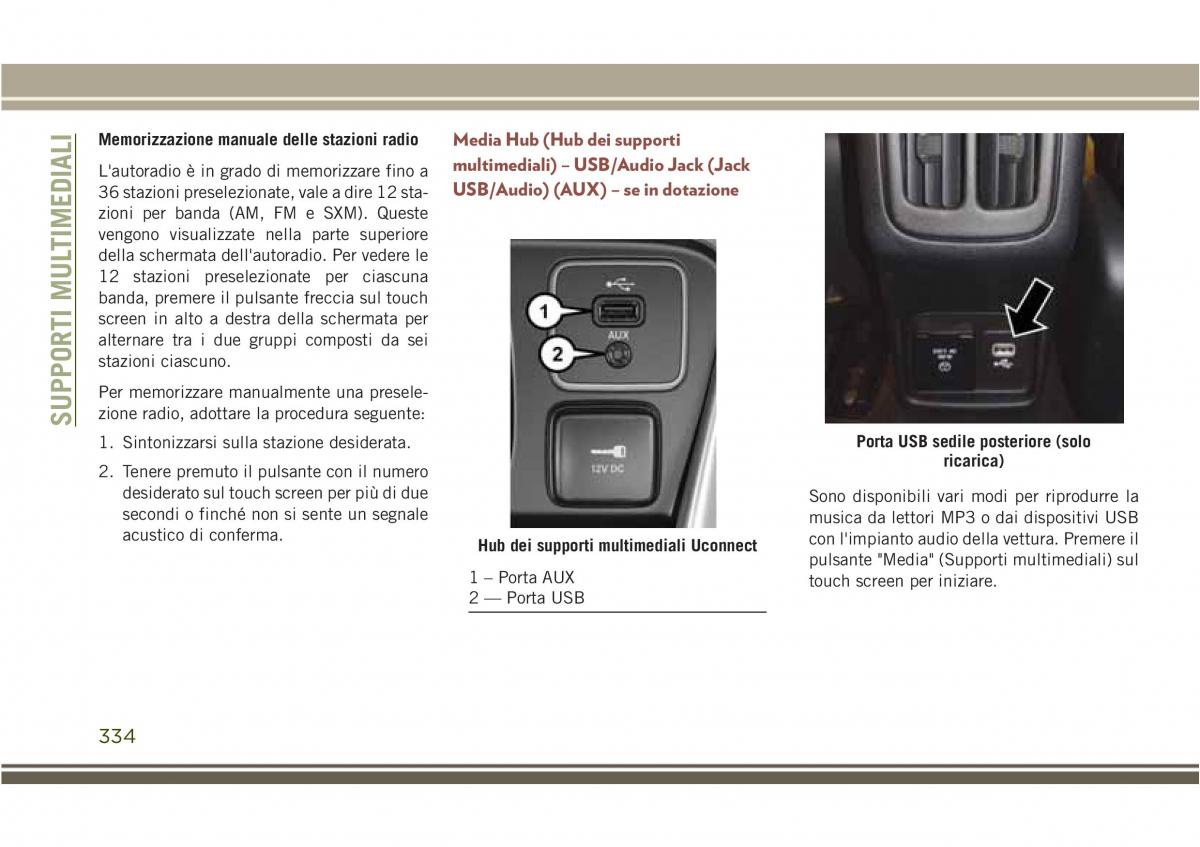 Jeep Compass II 2 manuale del proprietario / page 336