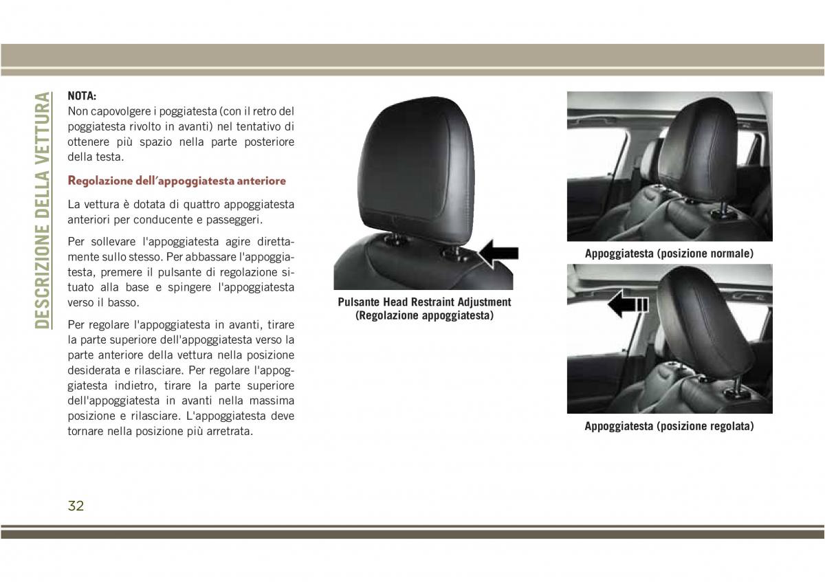 Jeep Compass II 2 manuale del proprietario / page 34