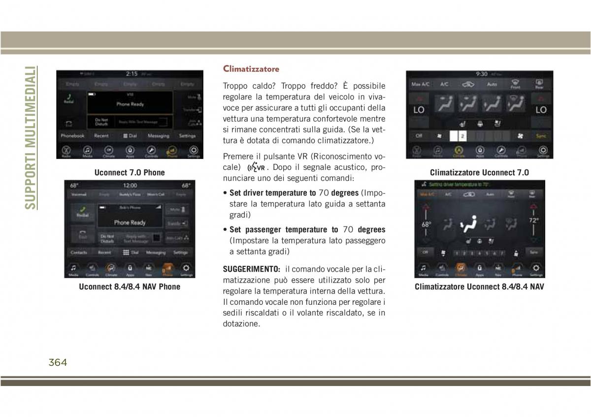 Jeep Compass II 2 manuale del proprietario / page 366