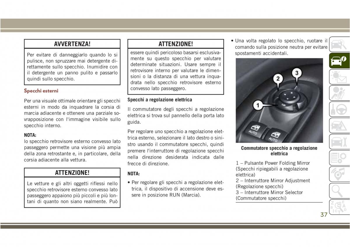 Jeep Compass II 2 manuale del proprietario / page 39