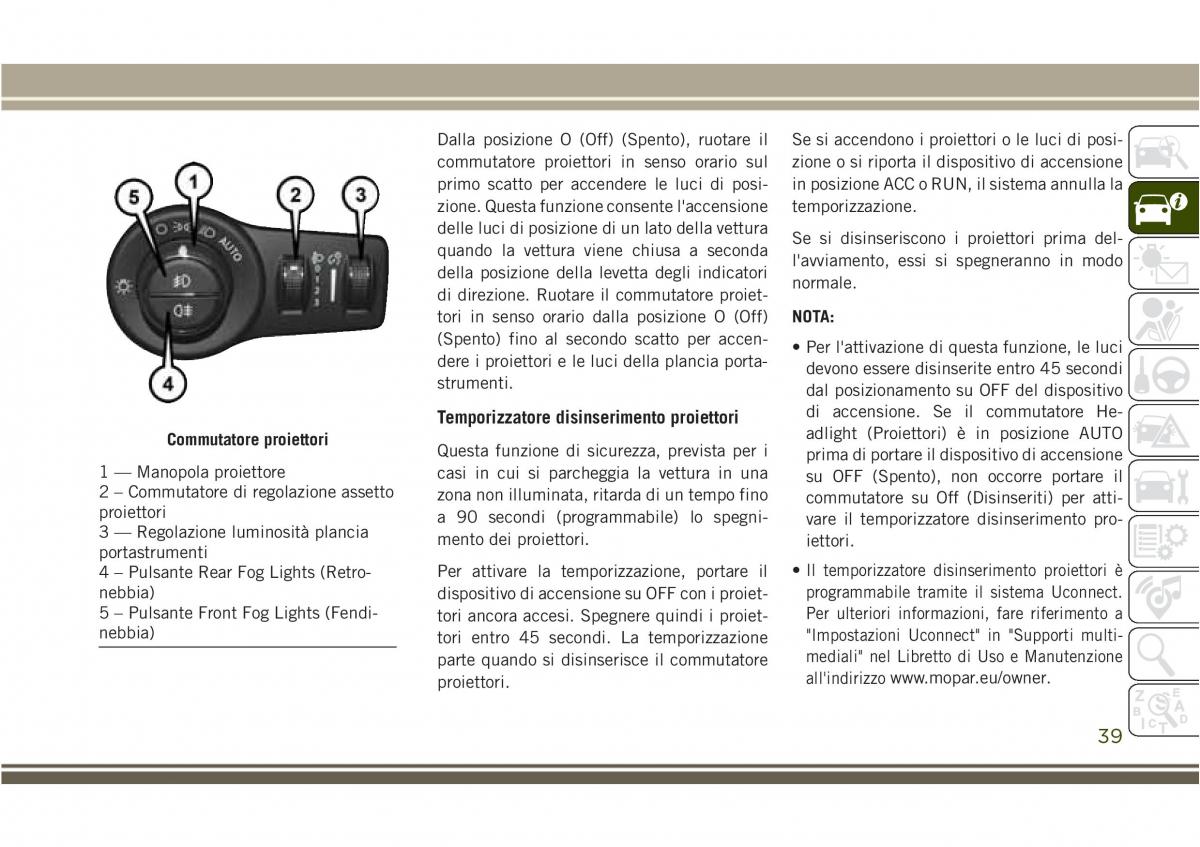 Jeep Compass II 2 manuale del proprietario / page 41