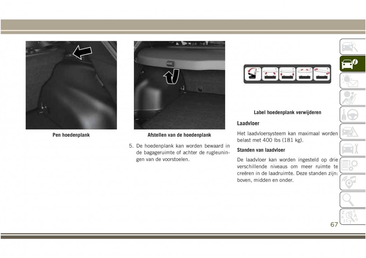 Jeep Compass II 2 handleiding / page 69