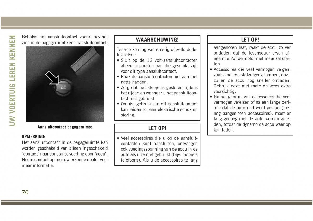 Jeep Compass II 2 handleiding / page 72