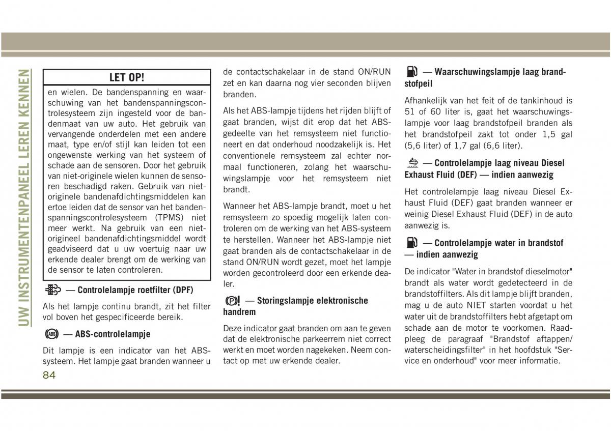 Jeep Compass II 2 handleiding / page 86