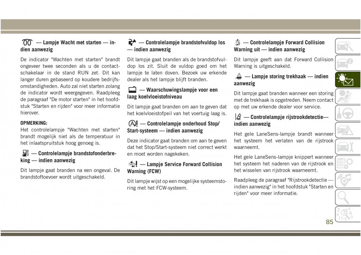 Jeep Compass II 2 handleiding / page 87