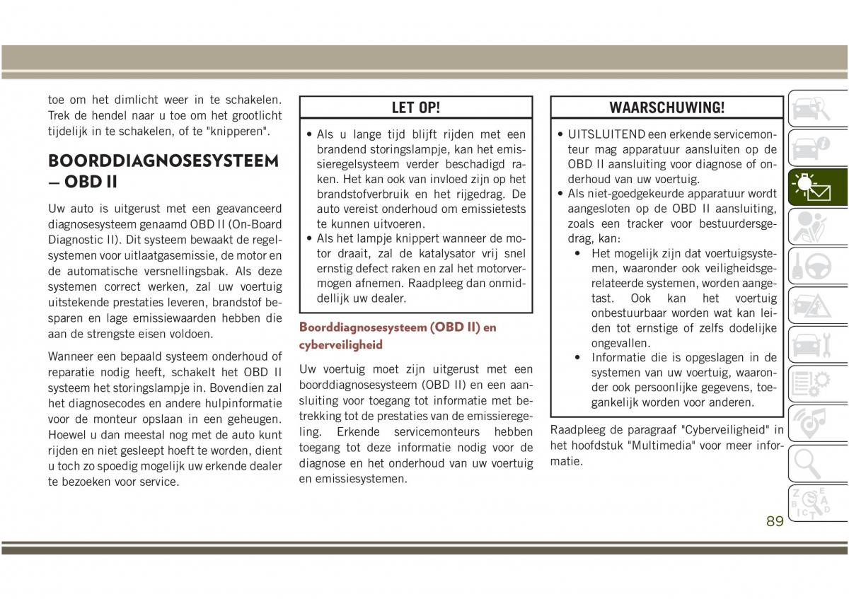 Jeep Compass II 2 handleiding / page 91