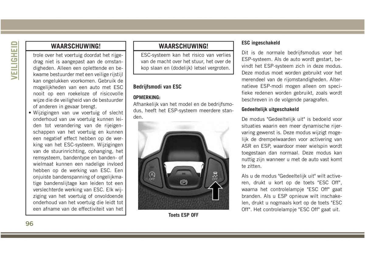 Jeep Compass II 2 handleiding / page 98