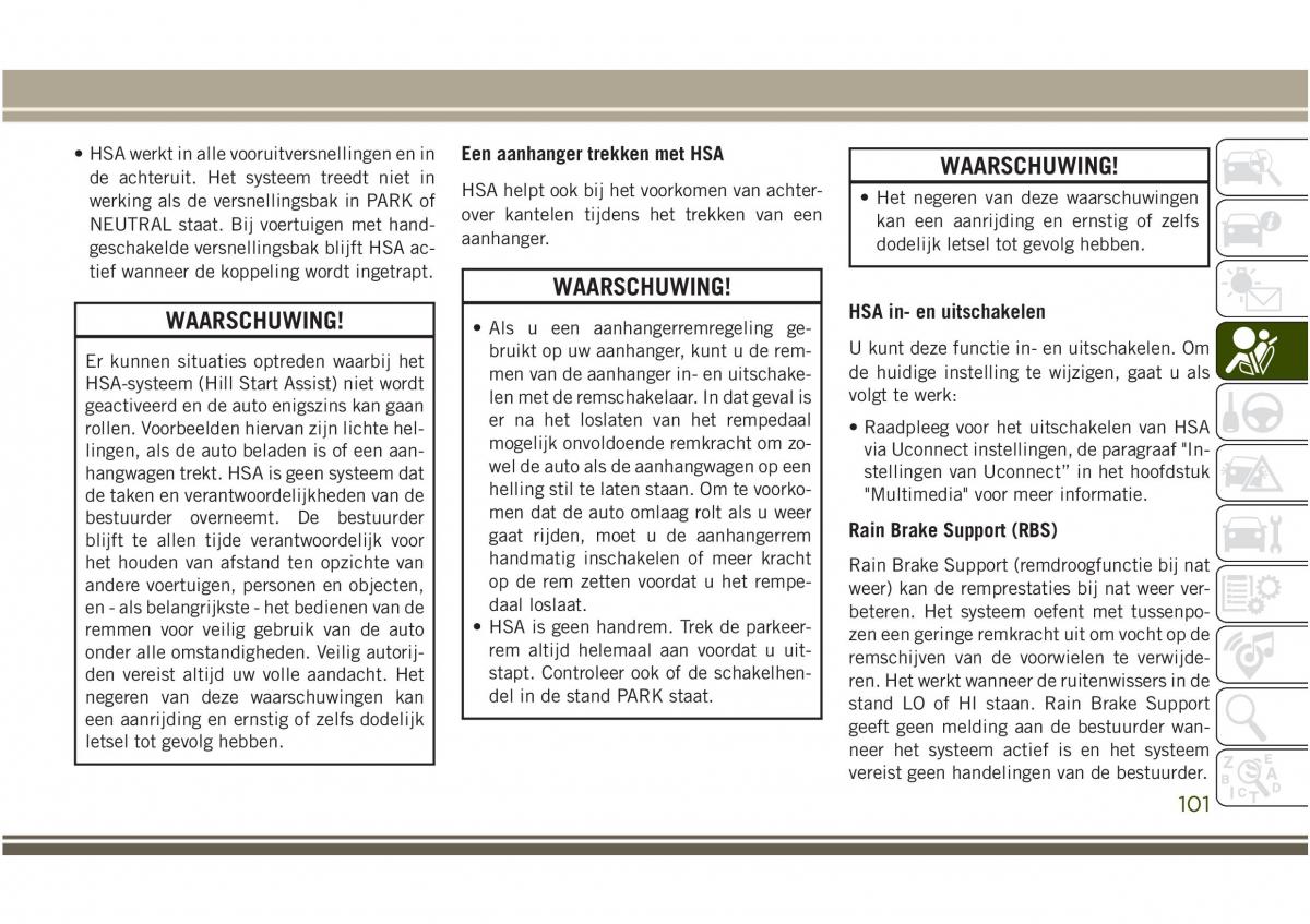 Jeep Compass II 2 handleiding / page 103