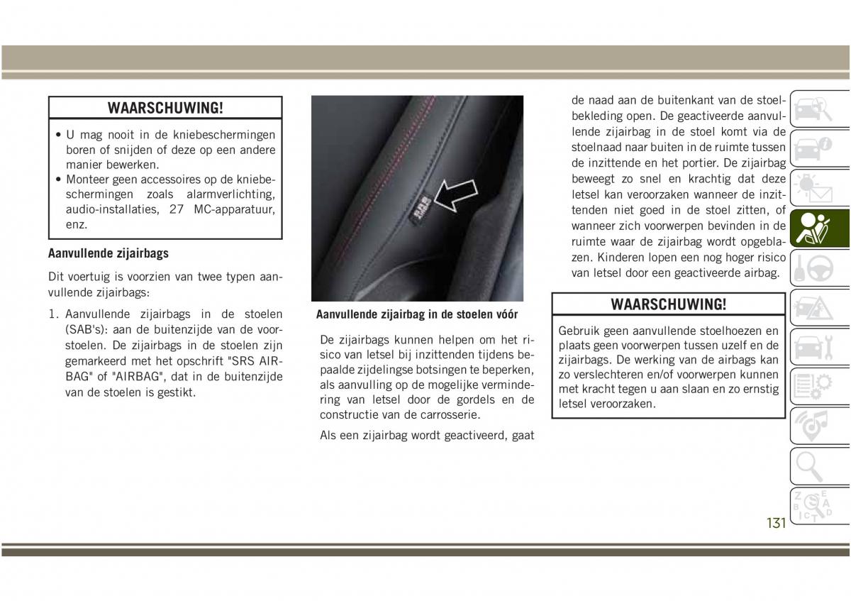 Jeep Compass II 2 handleiding / page 133