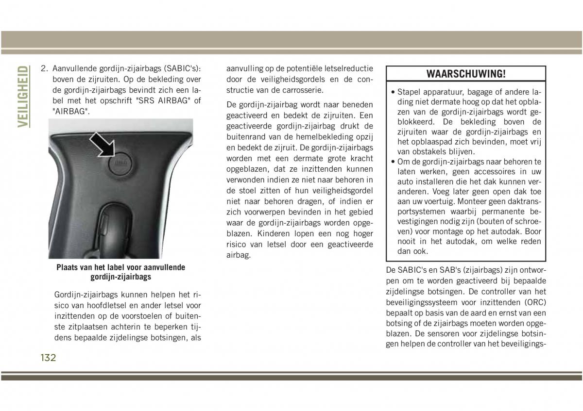 Jeep Compass II 2 handleiding / page 134