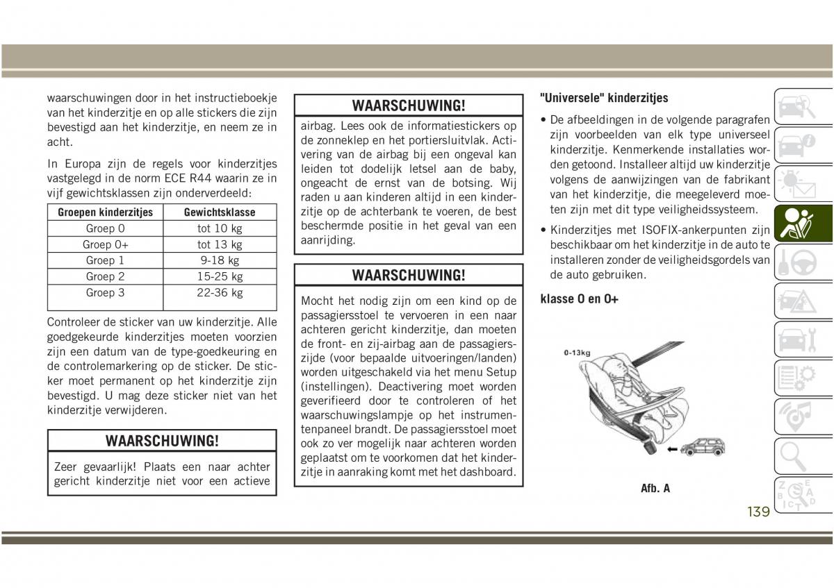 Jeep Compass II 2 handleiding / page 141