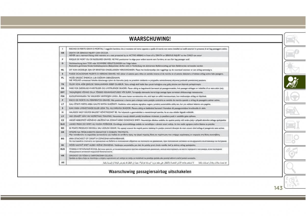 Jeep Compass II 2 handleiding / page 145