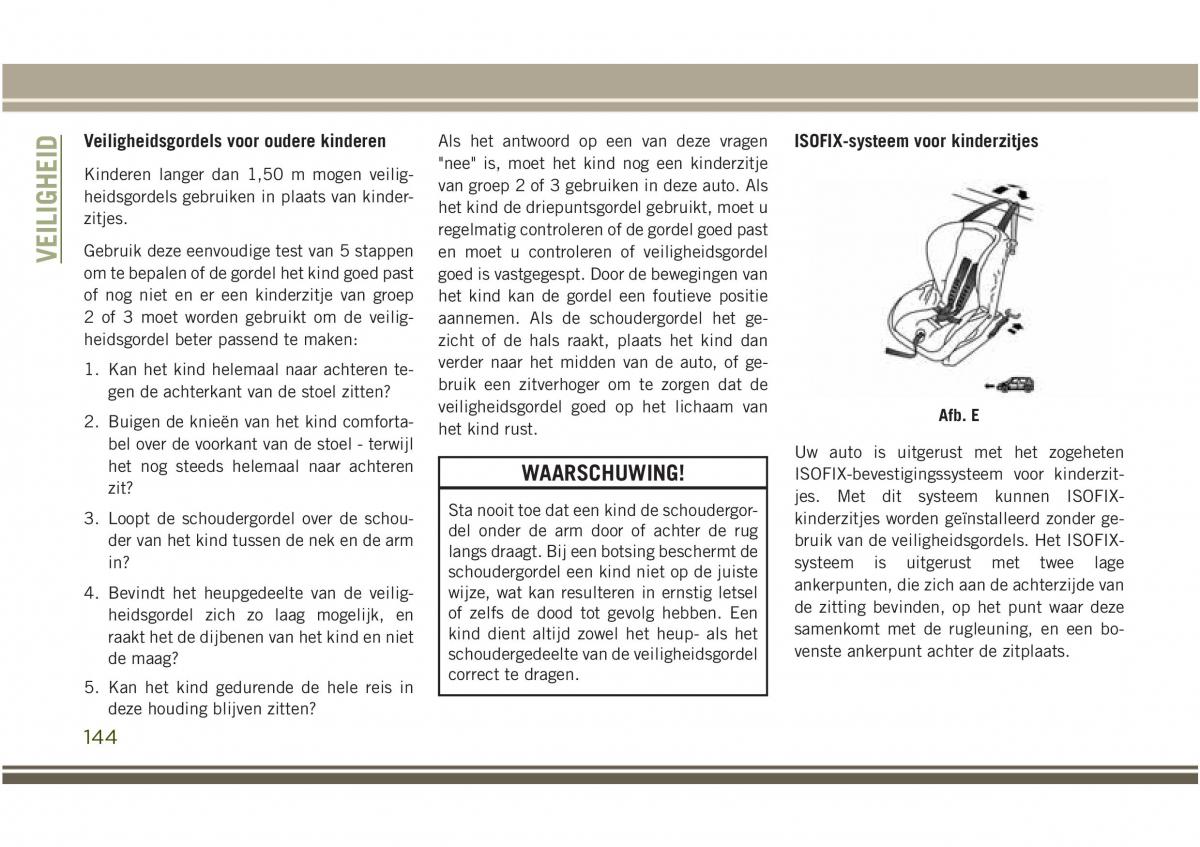 Jeep Compass II 2 handleiding / page 146