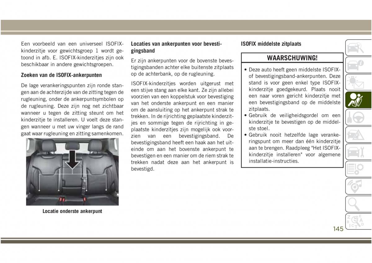 Jeep Compass II 2 handleiding / page 147