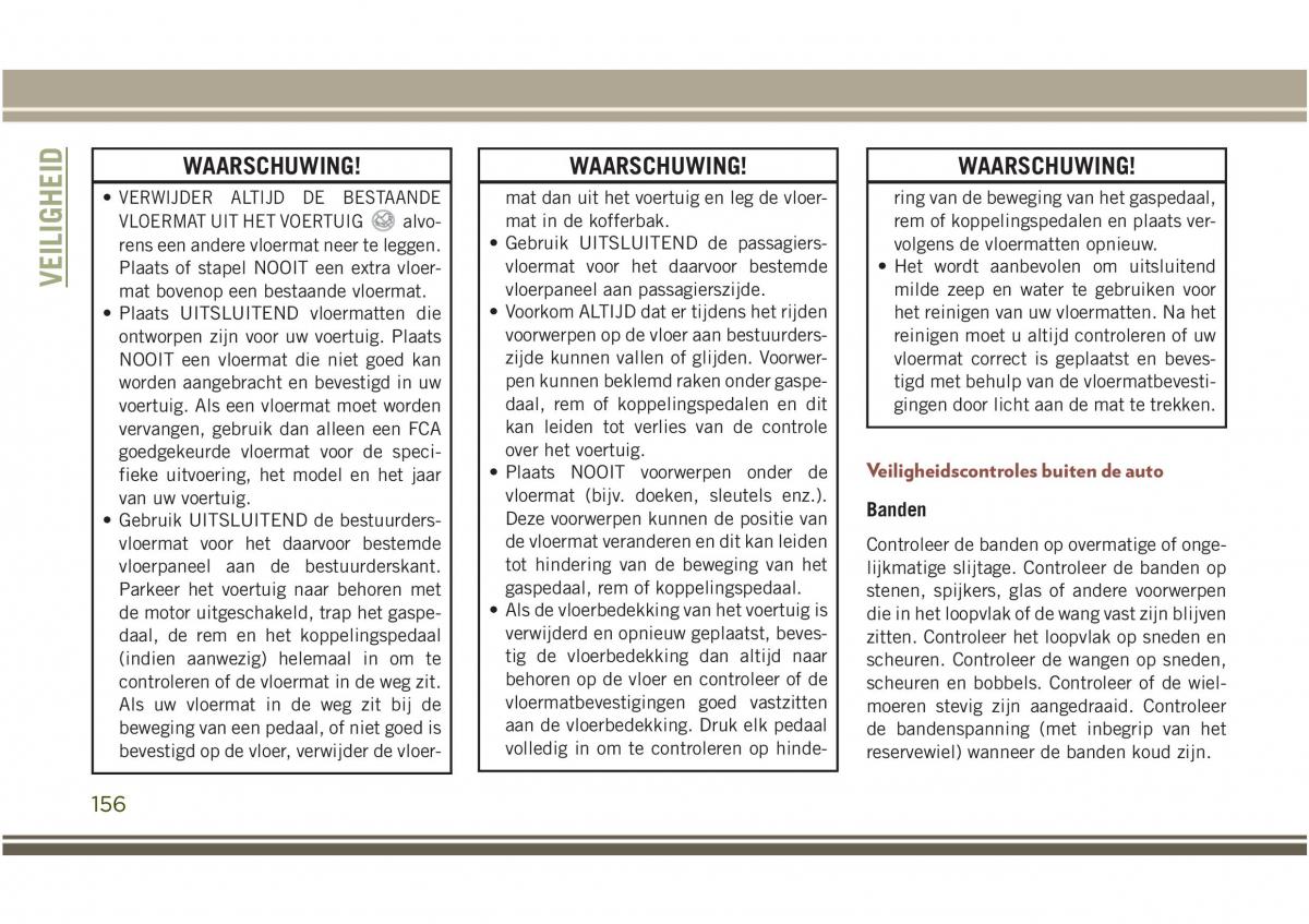 Jeep Compass II 2 handleiding / page 158