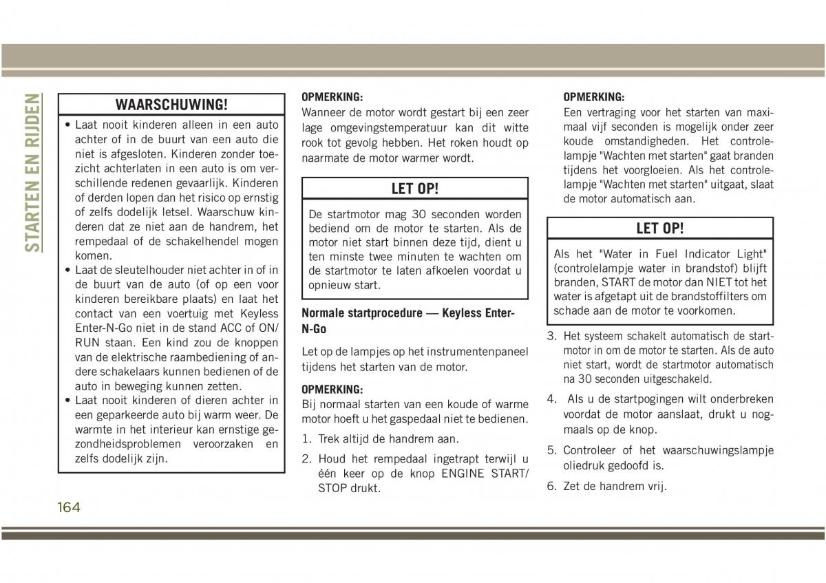 Jeep Compass II 2 handleiding / page 166