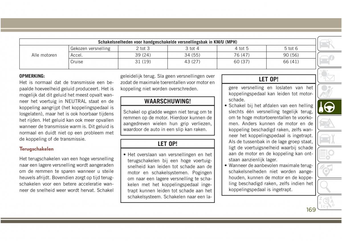 Jeep Compass II 2 handleiding / page 171