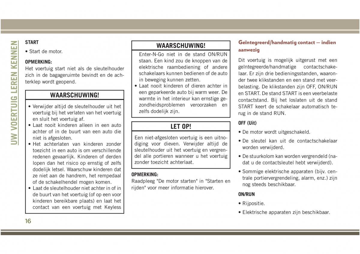 Jeep Compass II 2 handleiding / page 18