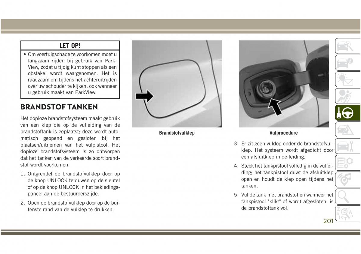 Jeep Compass II 2 handleiding / page 203