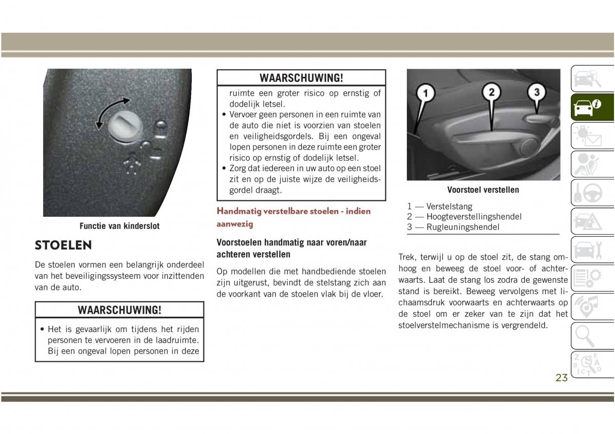 Jeep Compass II 2 handleiding / page 25