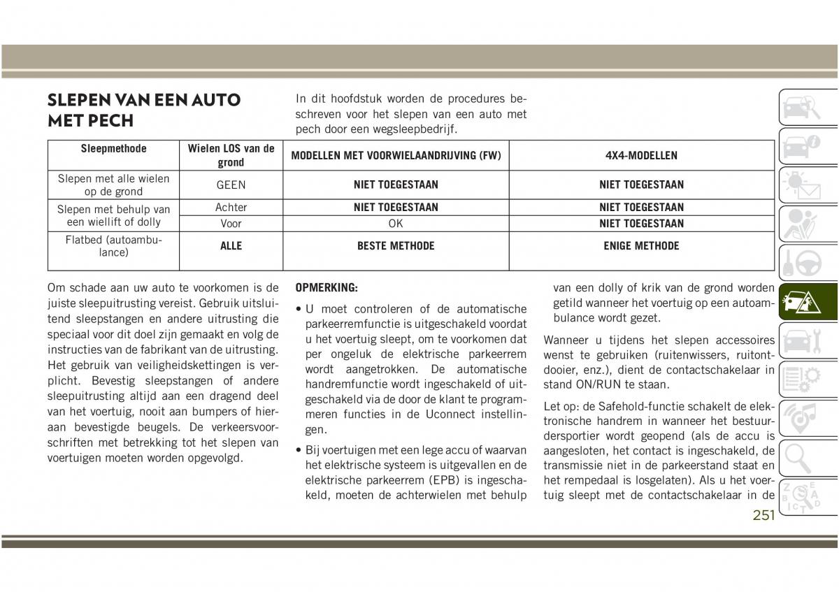 Jeep Compass II 2 handleiding / page 253