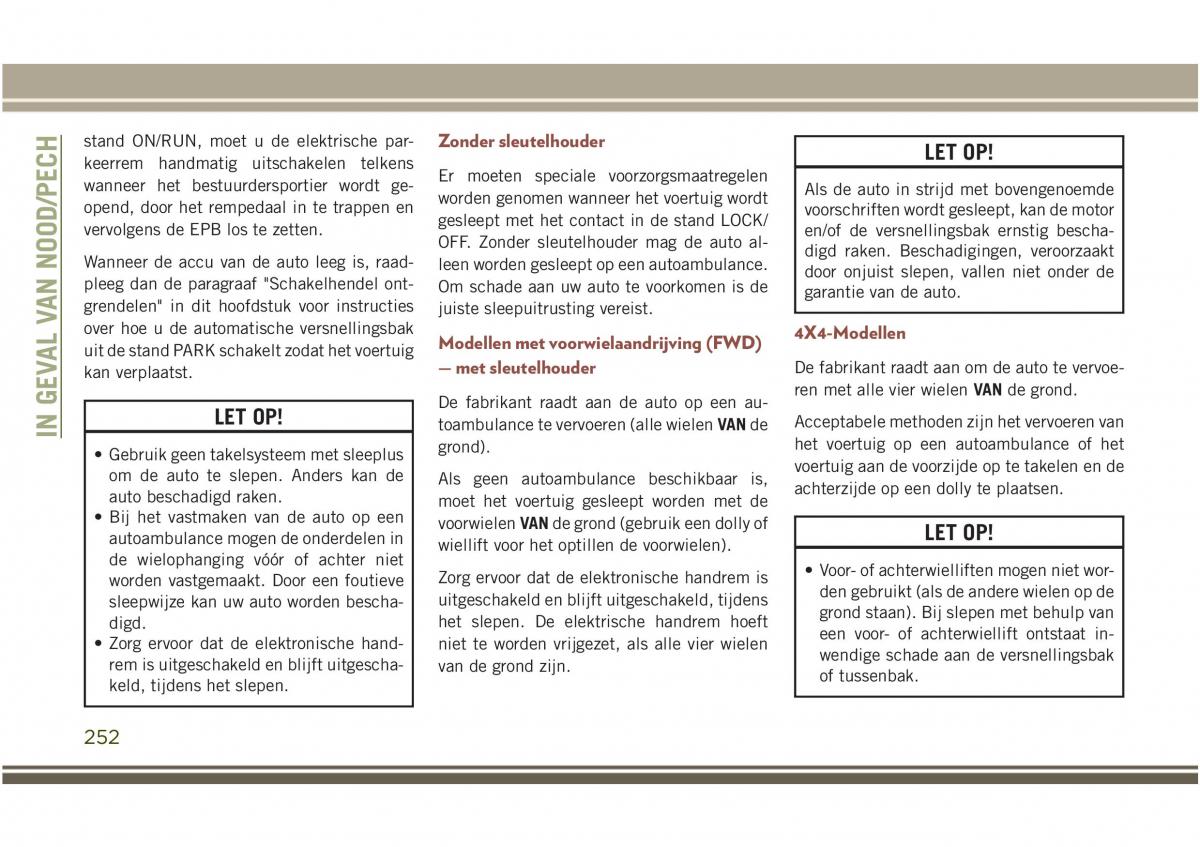 Jeep Compass II 2 handleiding / page 254