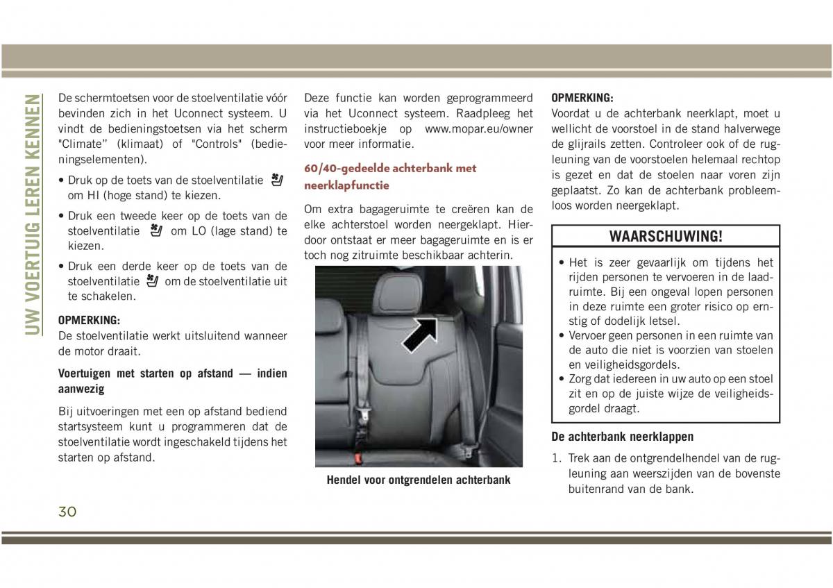 Jeep Compass II 2 handleiding / page 32