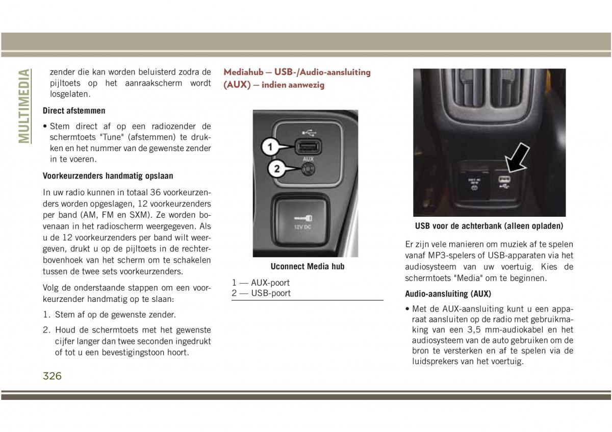 Jeep Compass II 2 handleiding / page 328